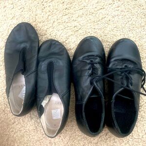 Dance shoes: tap and jazz